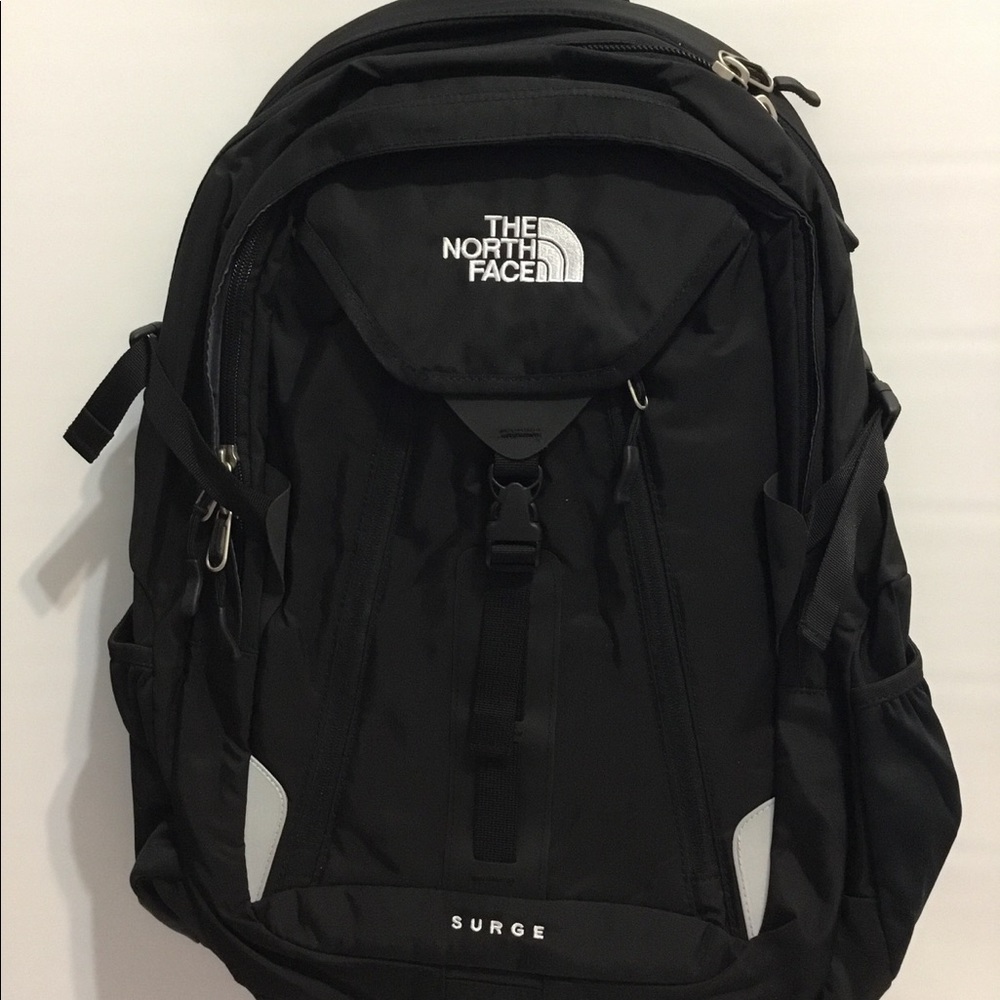 The North Face Surge Backpack in Black